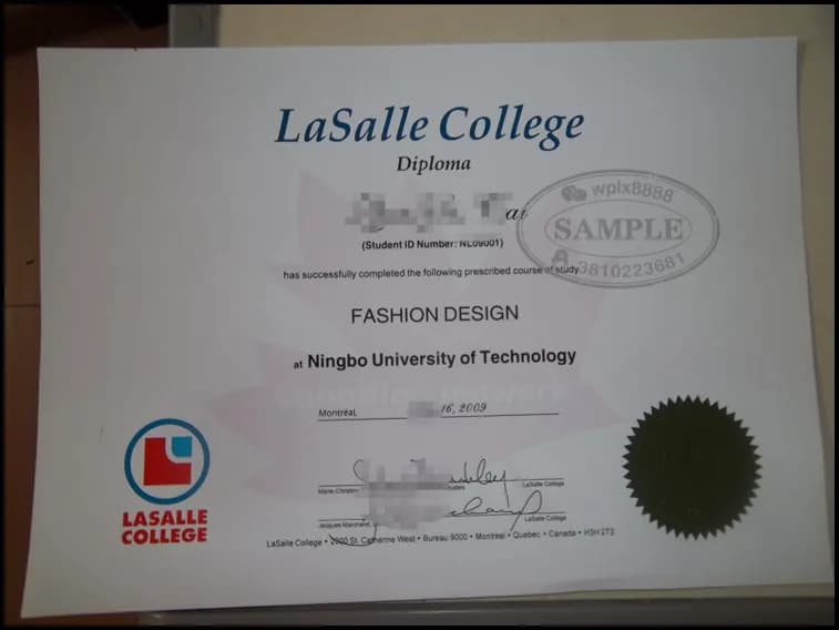 加拿大拉萨尔学院服装设计专业毕业证案例