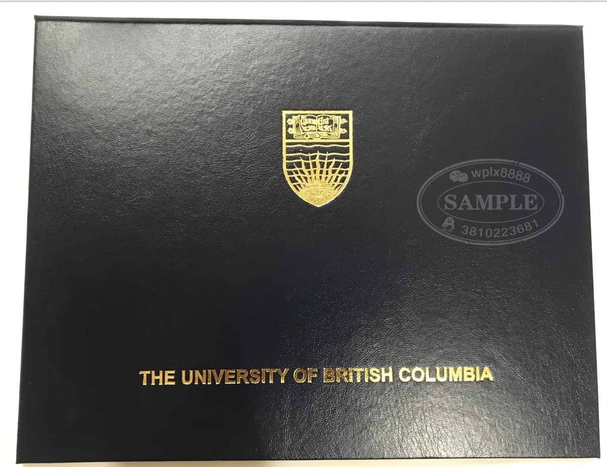 加拿大英属哥伦比亚大学UBC毕业证封皮及学位证壳子