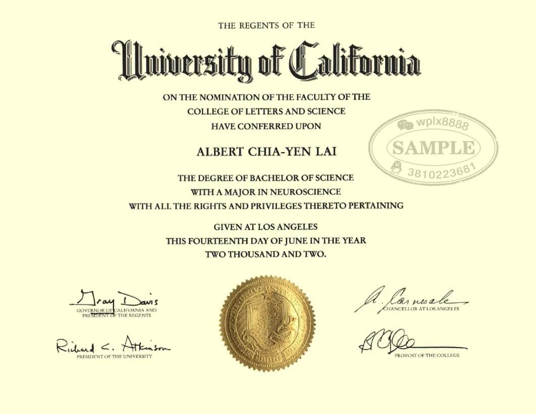 美国加州大学洛杉矶分校UCLA毕业证样本与学历认证指南