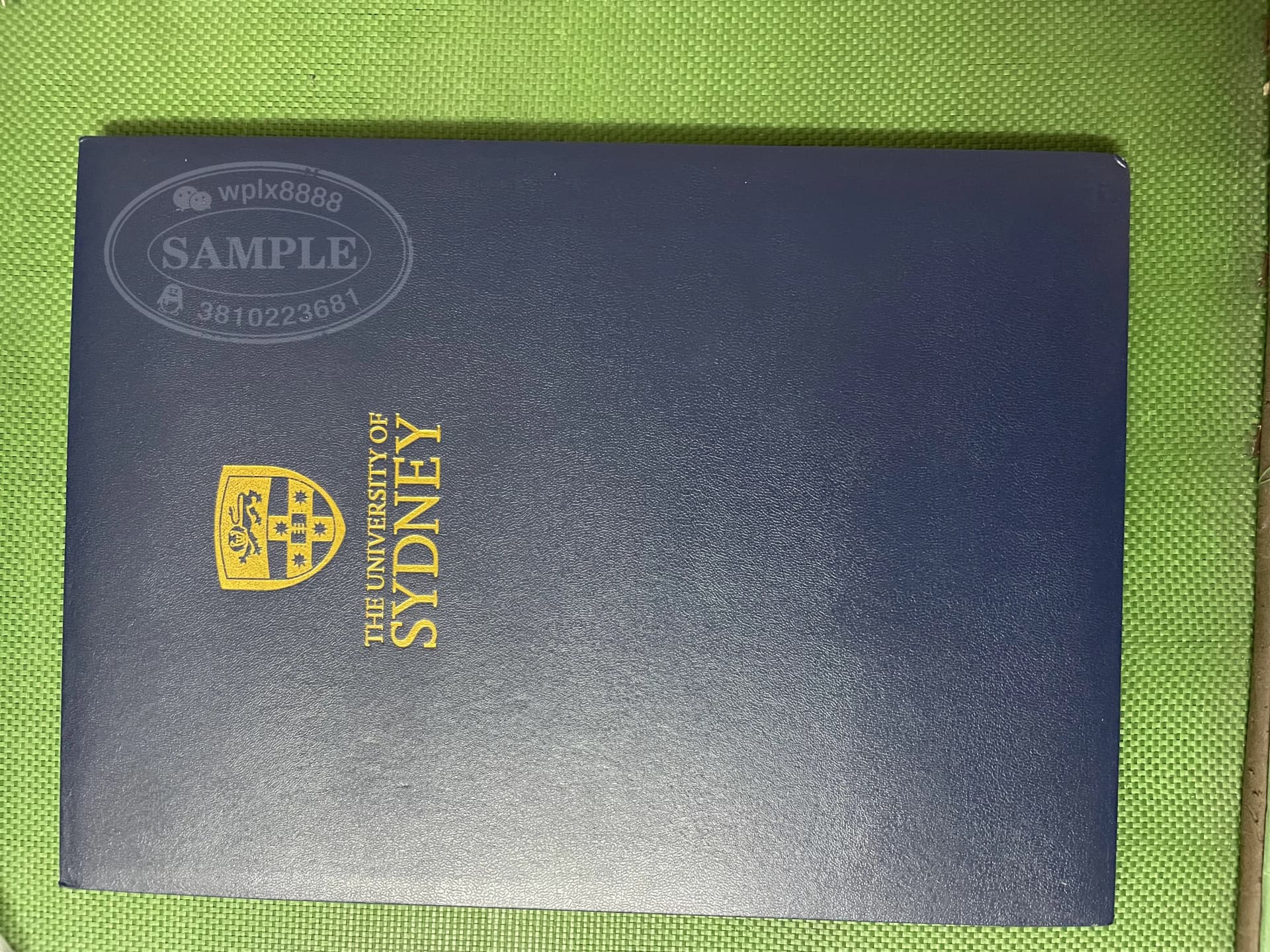 澳洲悉尼大学毕业证学位证封皮外壳案例展示