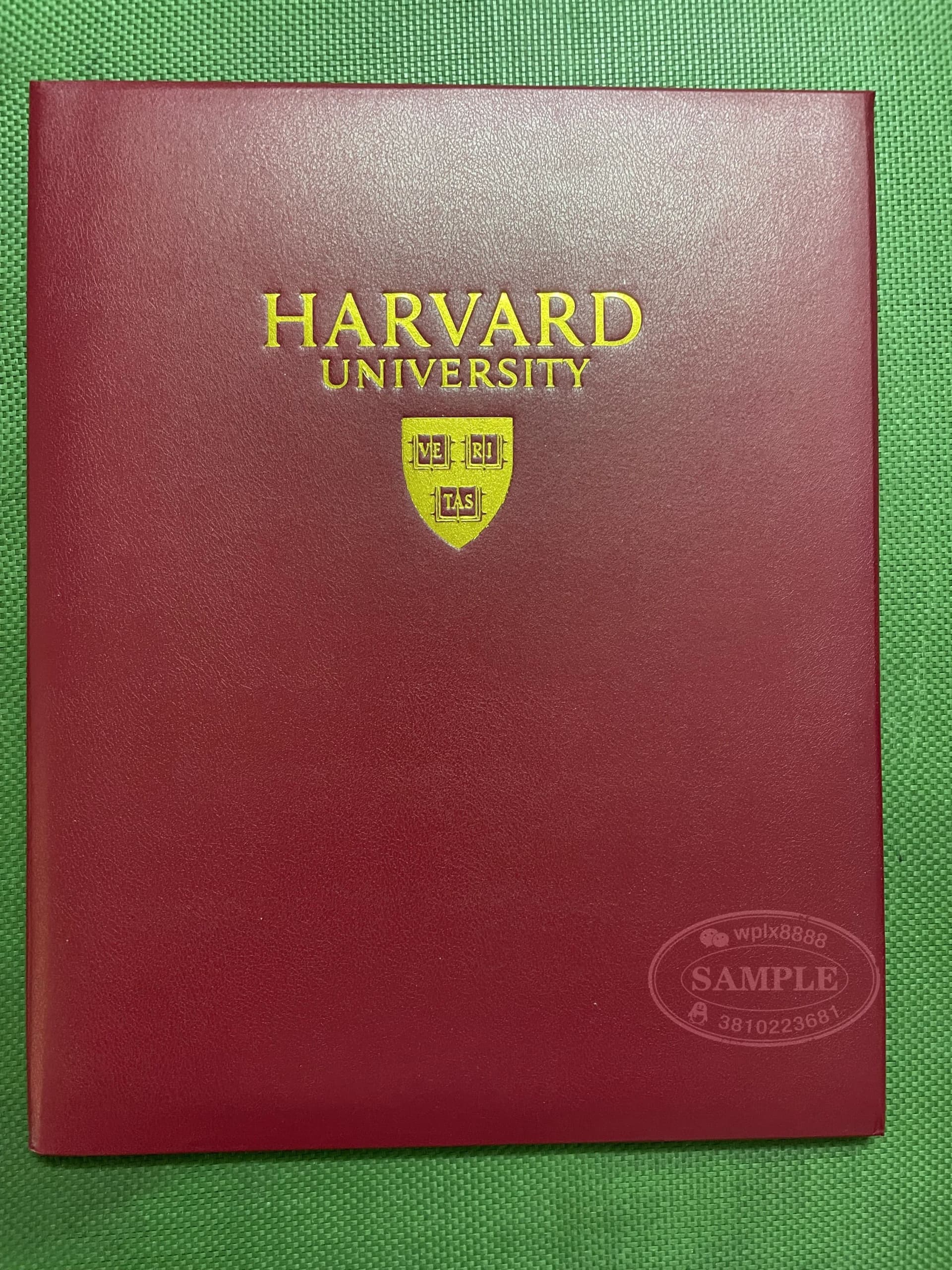 美国哈佛大学学位证书官方封套案例展示 美国哈佛大学学位证书官方封套案例展示