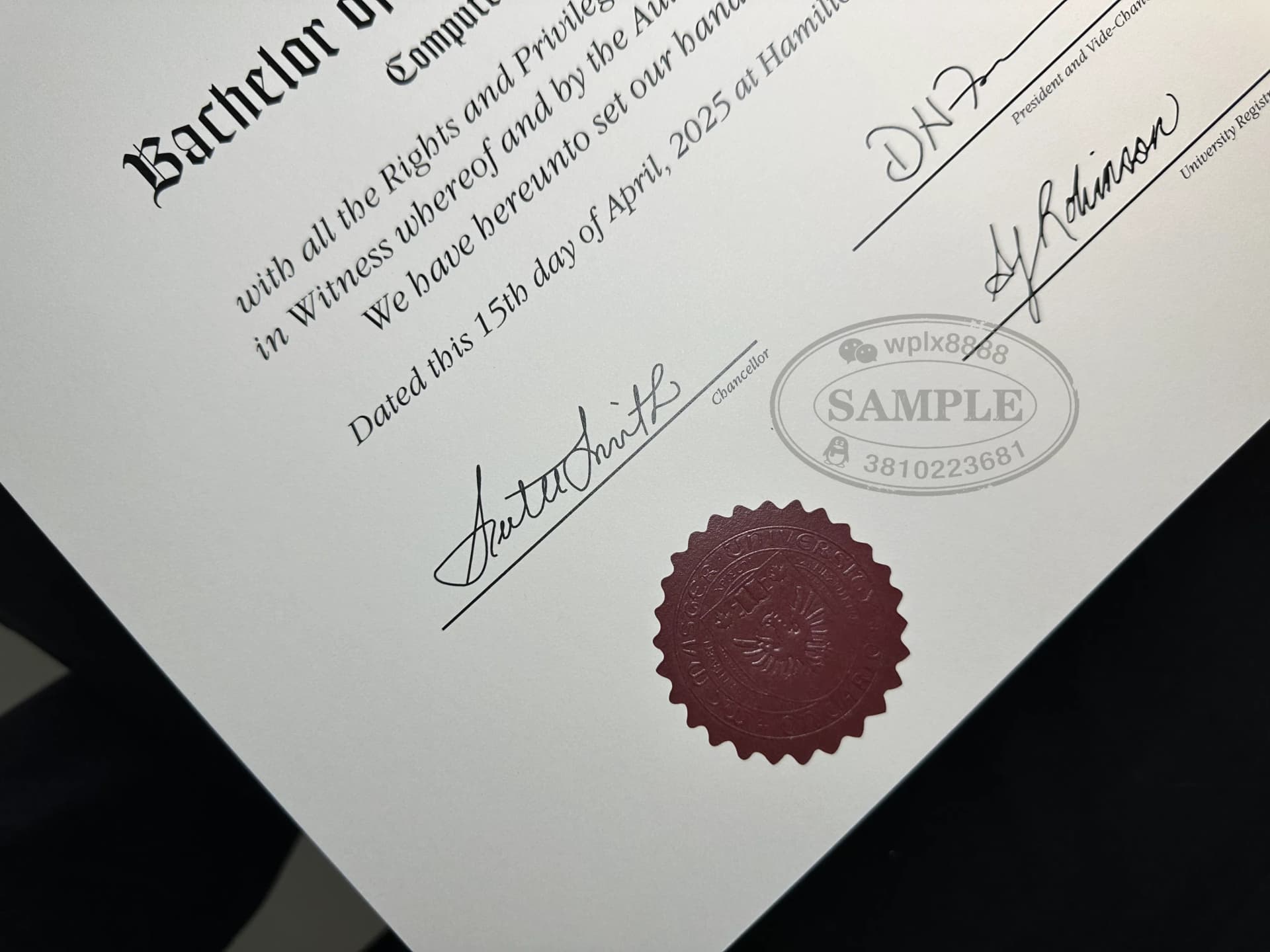 麦马斯特大学计算机科学学士学位证书案例 麦马斯特大学计算机科学学士学位证书案例