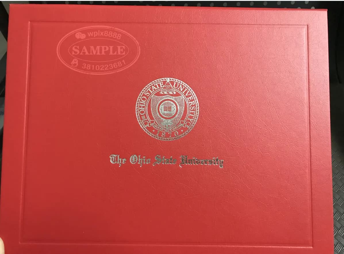 美国俄亥俄州立大学毕业证壳子红色学位证封皮参考 美国俄亥俄州立大学毕业证壳子红色学位证封皮参考
