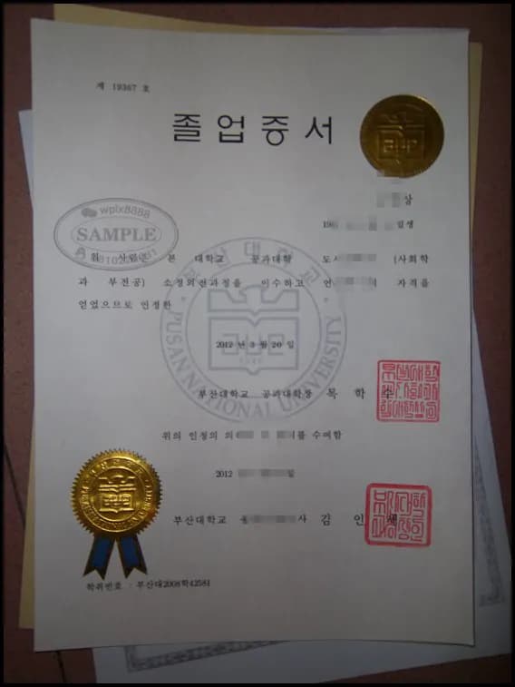 韩国釜山大学毕业证学位证样本及留服认证办理指南 韩国釜山大学毕业证学位证样本及留服认证办理指南