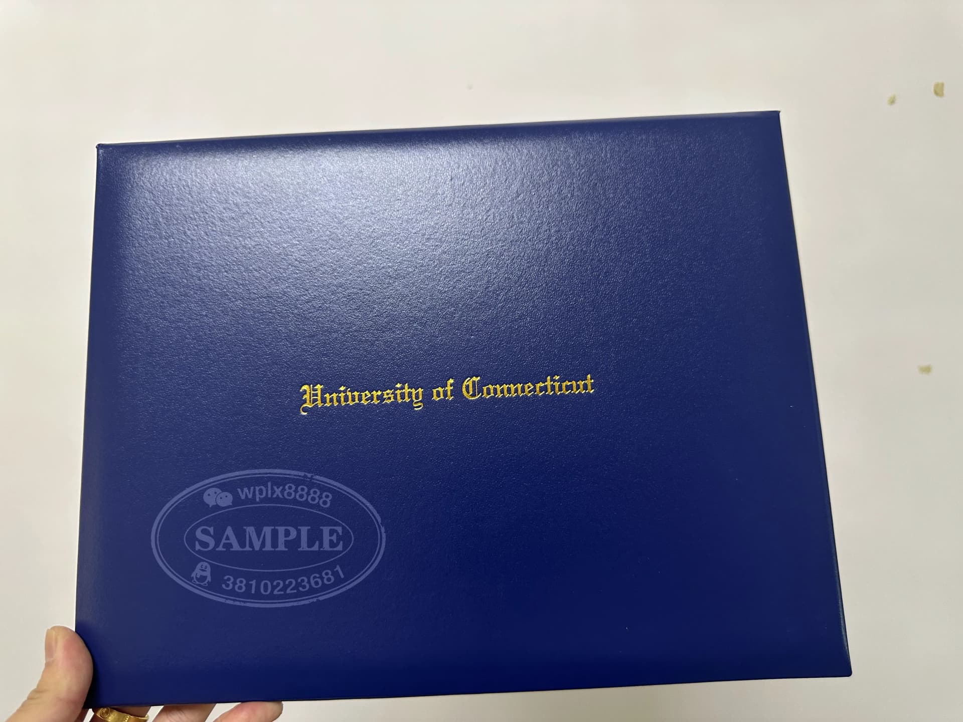 美国康涅狄格大学毕业证学位证封皮案例展示 美国康涅狄格大学毕业证学位证封皮案例展示