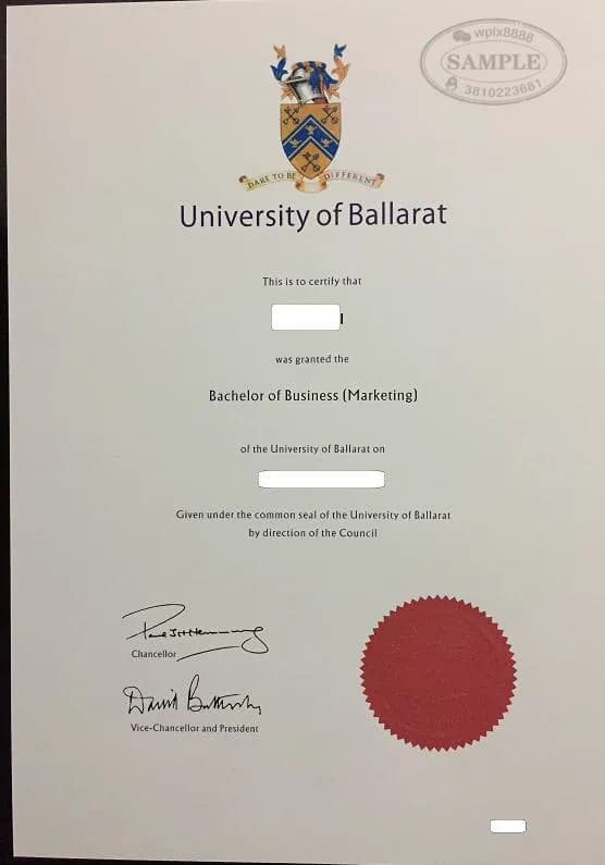 澳大利亚巴拉瑞特大学市场营销本科毕业证学位证案例 澳大利亚巴拉瑞特大学市场营销本科毕业证学位证案例