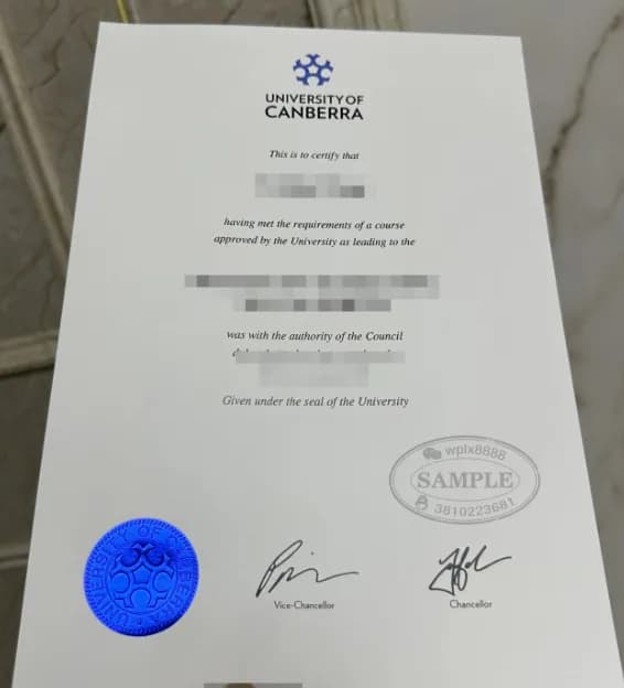 澳洲堪培拉大学毕业证学位证书样本 澳洲堪培拉大学毕业证学位证书样本