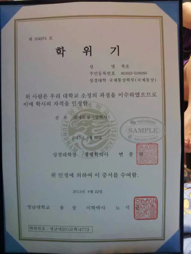 韩国岭南大学毕业证学位证样本及留服学历认证指南 韩国岭南大学毕业证学位证样本及留服学历认证指南